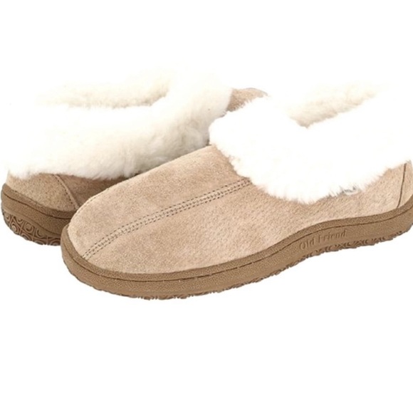 OLD FRIEND JULIET SLIPPER CHESTNUT SUEDE. NWOT - Picture 1 of 6